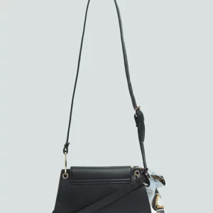 LOV Black Classic Shoulder Clutch Bag